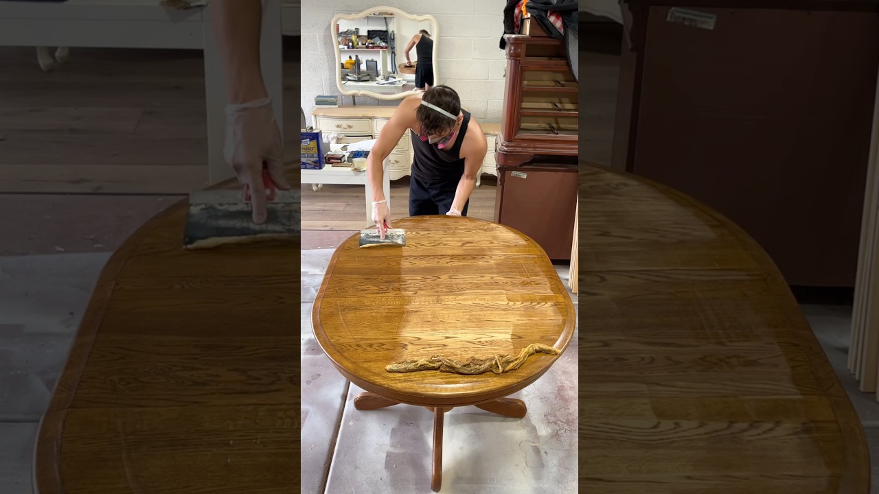 Oak Table Transformation!#oaktable #oaktabletransformation#oaktablemakeover