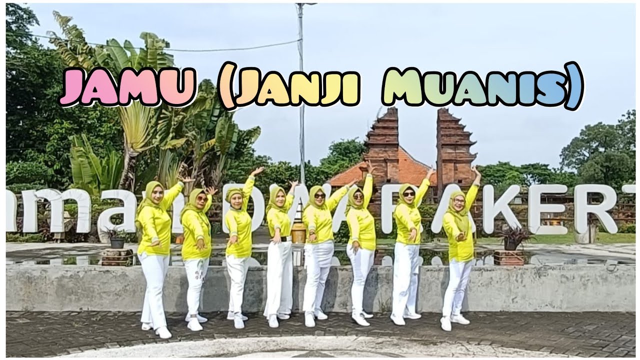 JAMU (Janji Muanis) Line Dance || Choreographer Samana & Sya'fitri (INA) || Demo By ILDI Blukid