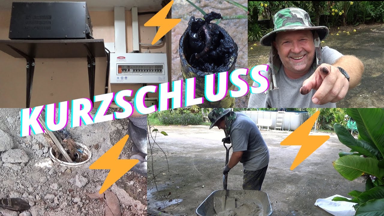 Thailand Ausgewandert. Kein Strom, kein Elektriker, der Uwe macht den Elektriker selber 🤪