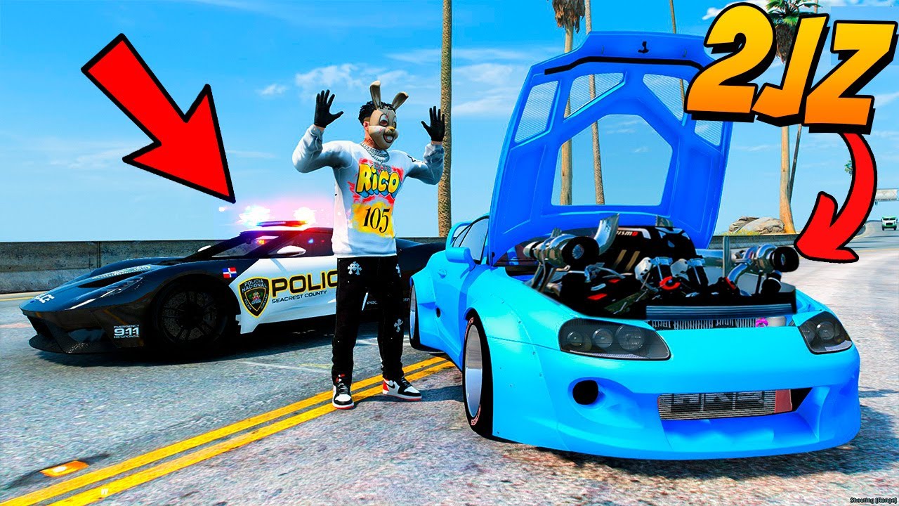 Me Regalaron Este Supra Con Un 2JZ y La Policia Me Detuvo Gta Rp