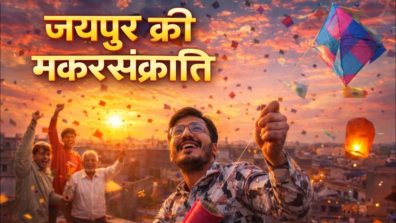 Jaipur Ki Makarsankranti 🤩 My First Vlog