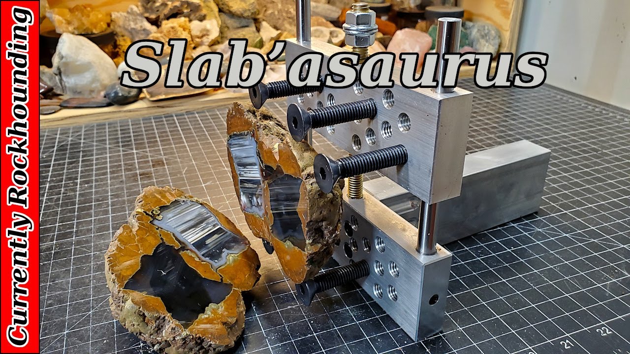 Приспособление для удержания камней Slab'asaurus // Наконец-то хороший способ удерживать камни необычной формы