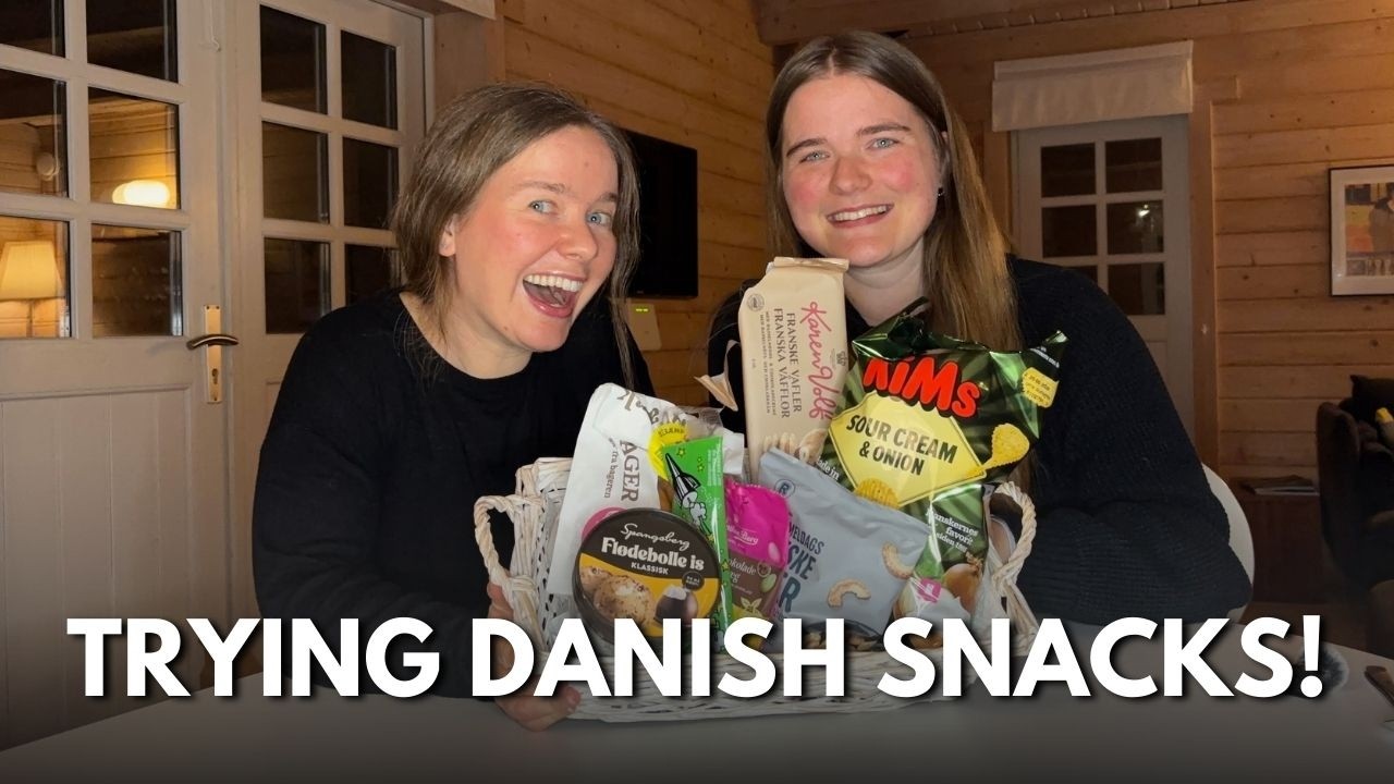 Taste Testing Danish Grocery Store Snacks!