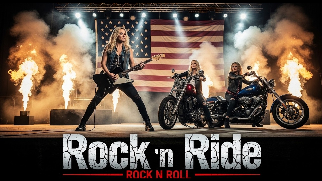 Best Music Rock N Roll 🎸 Rock N Ride 🔥 Chrome Thunder | Ride the Noise