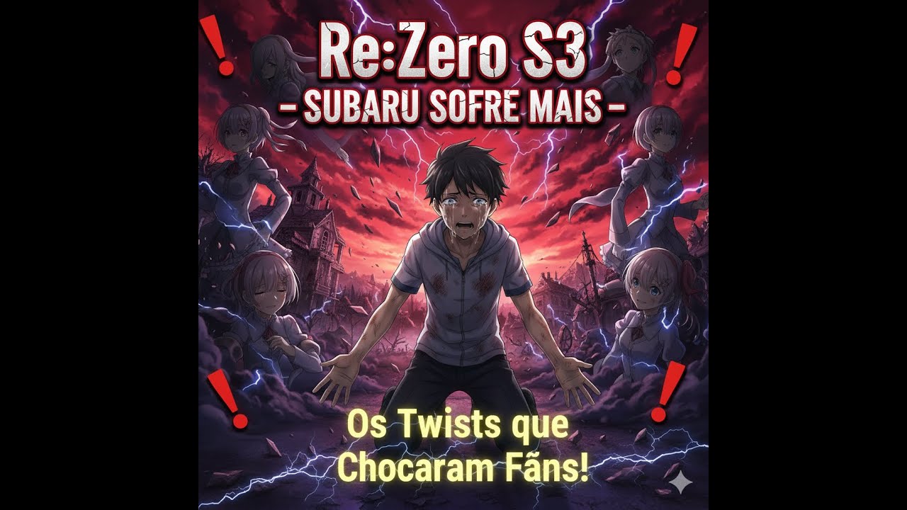 RE:ZERO S3: SUBARU SOFRE MAIS- OS TWISTS QUE CHOCARAM FÂS!!