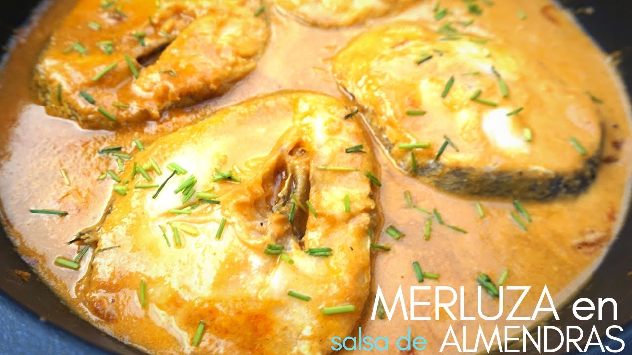 MERLUZA en salsa de ALMENDRAS 🥘, receta NAVIDEÑA 🎅 (en 45 minutos)