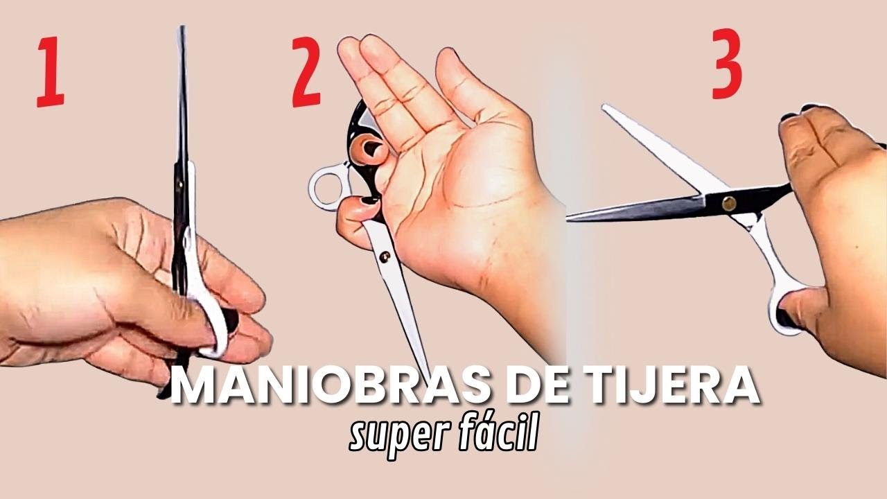 Como usar la Tijera de Peluquer&iacute;a ► Mira estas  3 maniobras !