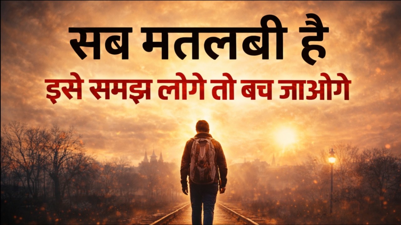 मतलबी लोगों को पहचानना सीखो Best Motivational speech Hindi video New Life inspirational quotes