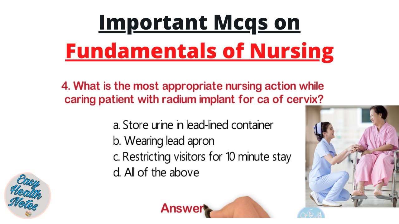 Fundamentals of Nursing।। Important MCQs with answers