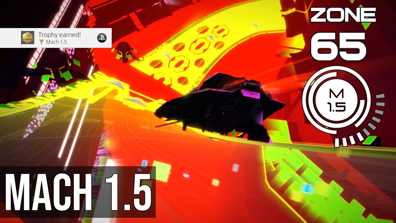Mach 1.5 Trophy (Reach Zone 65 In Zone Event) - WipEout Omega Collection
