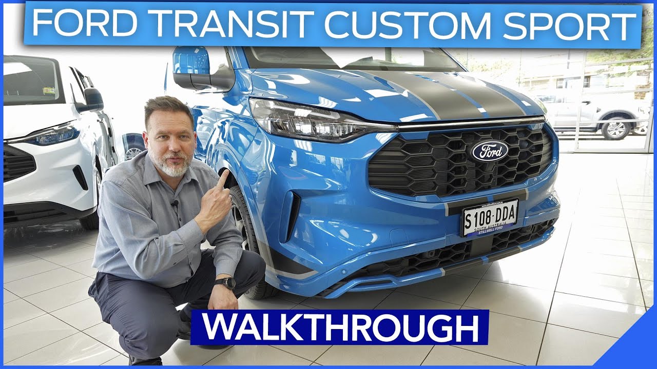 Walkthrough of the All-New Ford Transit Custom Sport | New Features & Standout Upgrades with Kosta