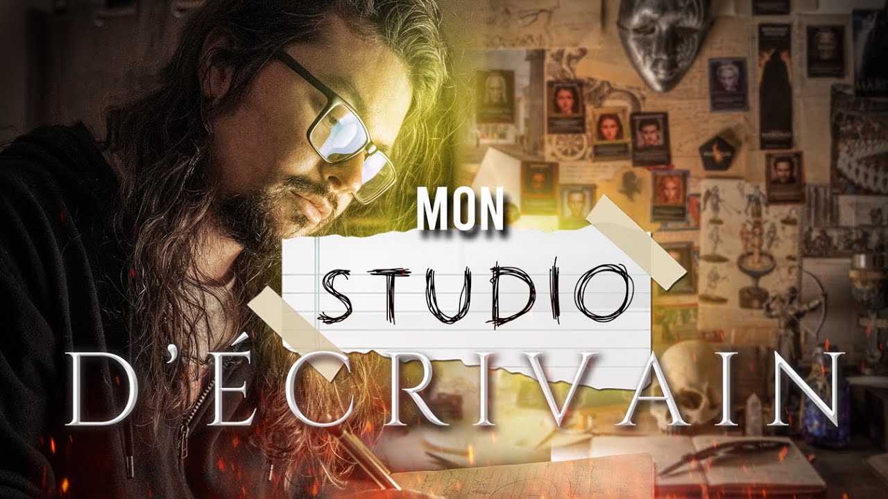 Je vous d&eacute;voile mon STUDIO D'&Eacute;CRIVAIN ! (c'est styl&eacute;)