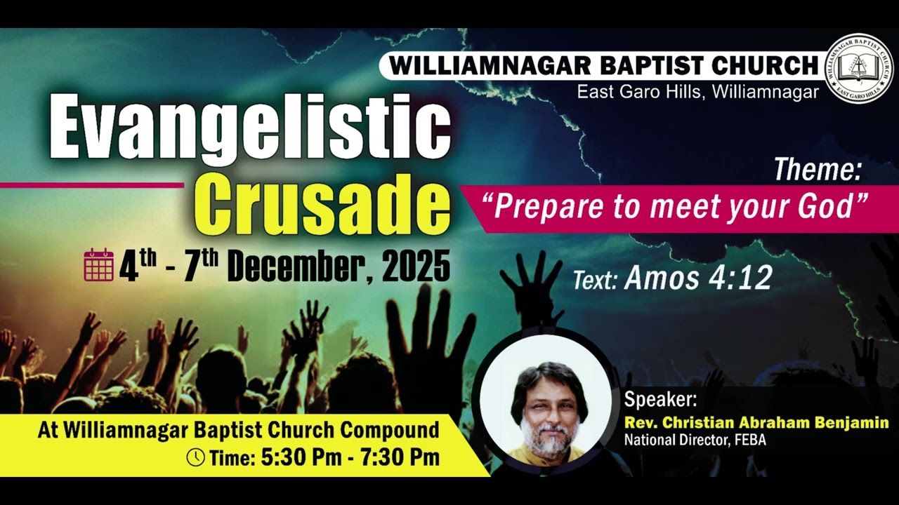 Rev. C.A. Benjamin's Sermon - 5th Dec 2025