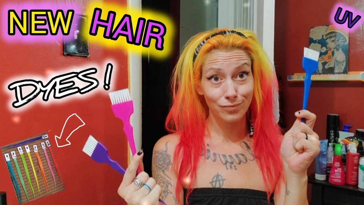 🌈 NEON UV HAIR DYE | RAINBOW HAIR COLORS! MANIC PANIC/ DANGER JONES/ AND LUNAR TIDES HAIR DYE!
