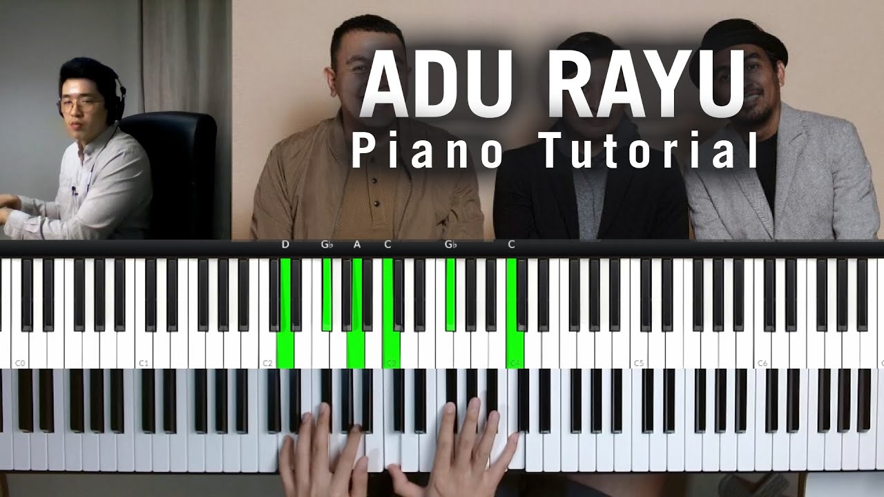 Yovie Tulus Glenn - Adu Rayu (Piano Tutorial + Not Angka)