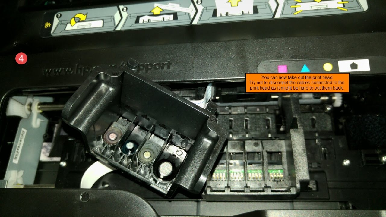 Hp Officejet 4620 - How To Clean Printhead- Not Printing Black/Color - BLANK PAGES [FIXED]