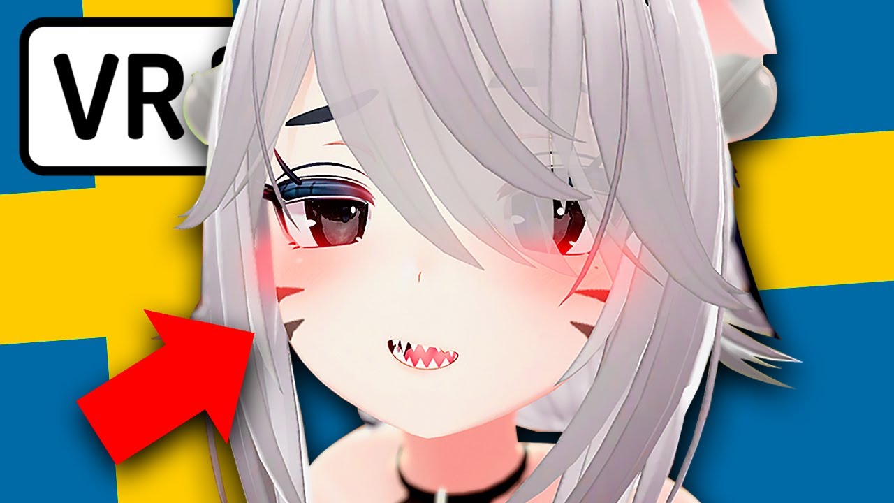😳 Cute Swedish girl teach me how to kiss 👀【 VRchat 】