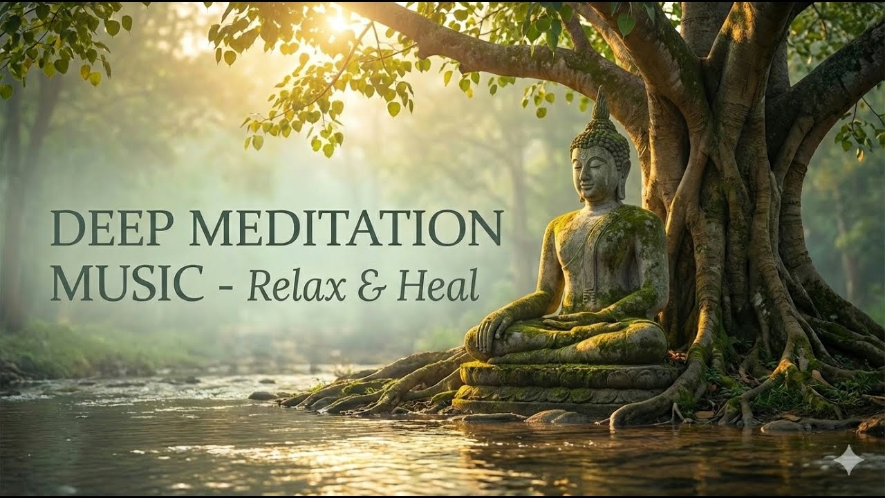 Hour Deep Meditation Music for Inner Peace | Zen Buddha Healing | Stress Relief & Anxiety Calm