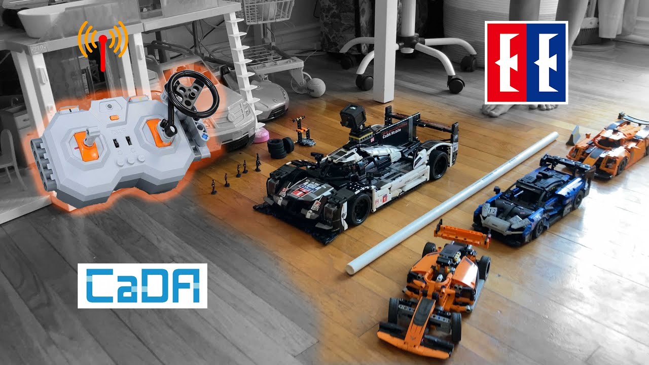 Power Functions Review/Demo - CaDA Porsche 919 Hybrid Racing Car!
