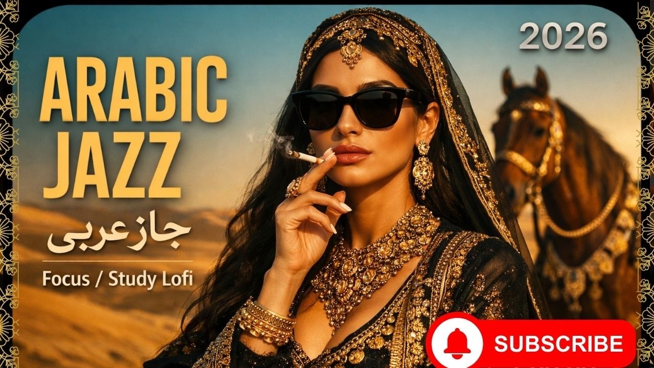 Arabic Jazz Fusion Song 🌙 Western Jazz with Arabic Vocals | جاز عربي غنائي