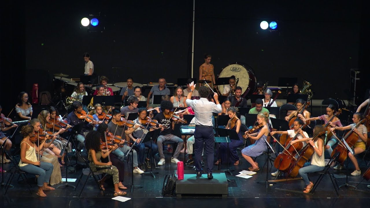 L'orchestre symphonique des jeunes du CRR joue le lac des cygnes (direction Thierry Boyer)