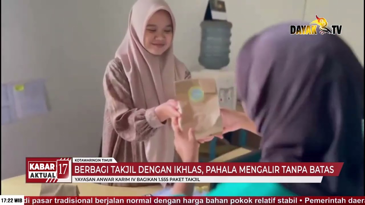 BERBAGI TAKJIL DENGAN IKHLAS, PAHALA MENGALIR TANPA BATAS - KABAR 17