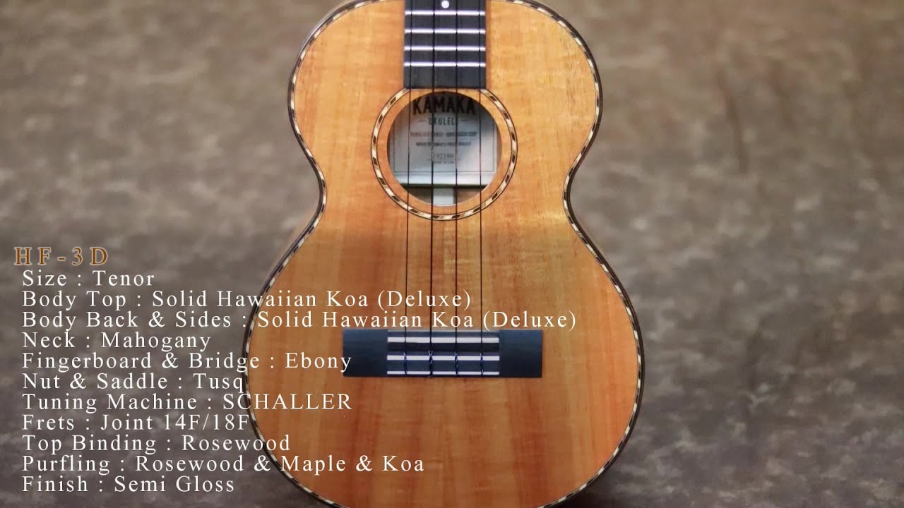 KAMAKA Tenor Deluxe HF-3D