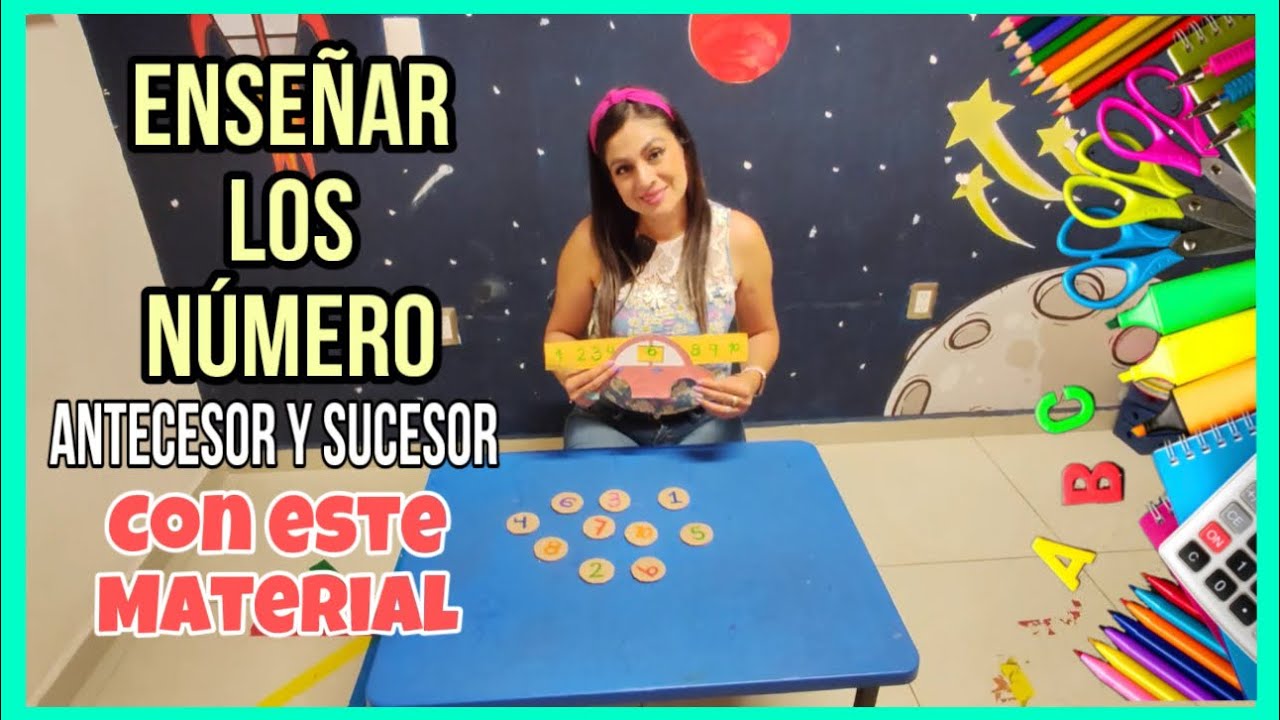Como enseñar los números a un niños (ANTECESOR Y SUCESOR) con este material ❤️🙋🏽‍♂️🙋🏻‍♀️