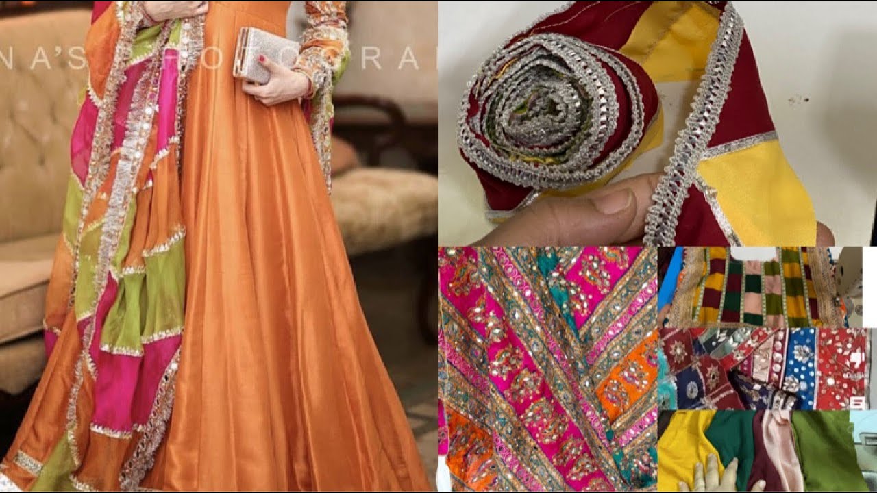 How To Make Chata Patti Border Lace At Home/Chata Patti lace  for neck design 👌