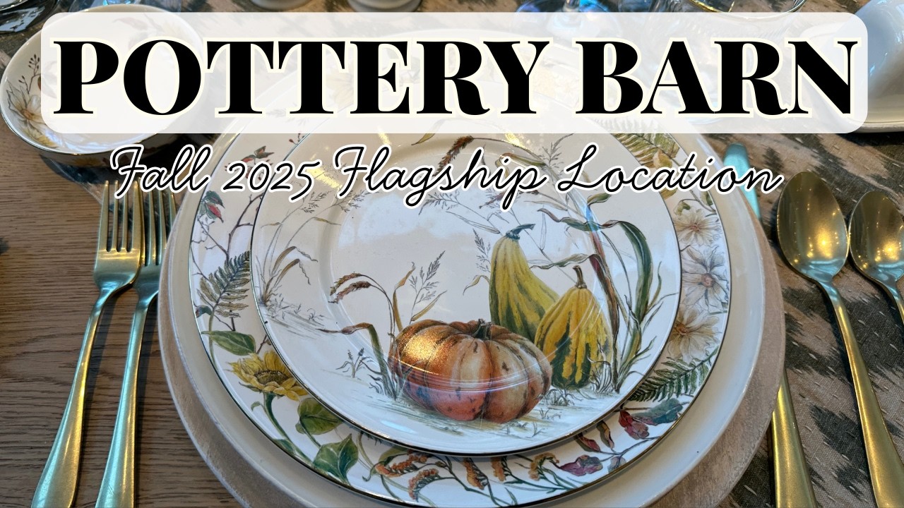 What's New at Pottery Barn for Fall 2025 at a new location! | Autumn and Halloween Decor