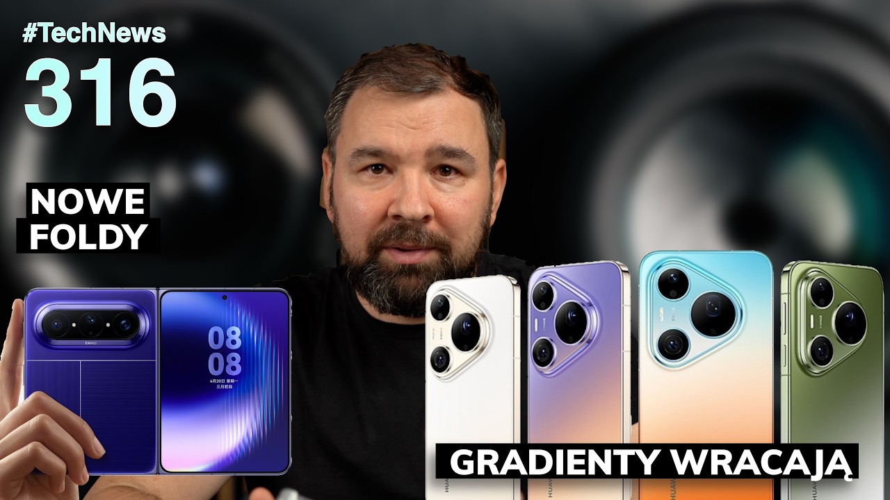 Gradienty wracają, nowe kolory iPhone 18 Pro, inne Foldy w tym roku i Motorola oszalała z ceną