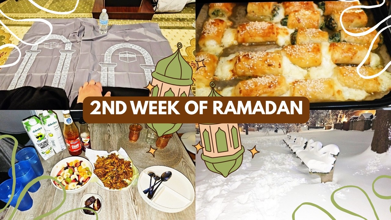 A Snowy Ramadan in New York ❄ | Taraweeh, Guyanese Curry & Pastry Prep