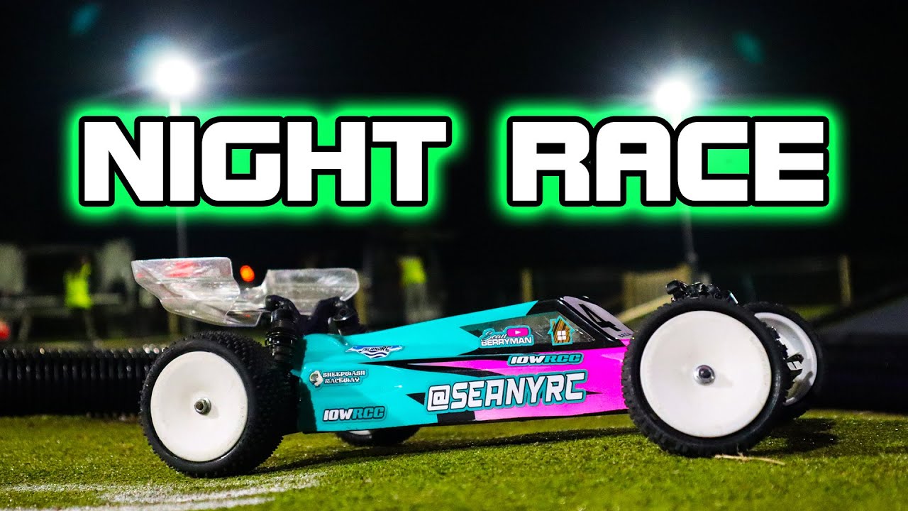 Epic RC Car Race!. At Night! Race Vlog With Schumacher L1R Vs Team Associated