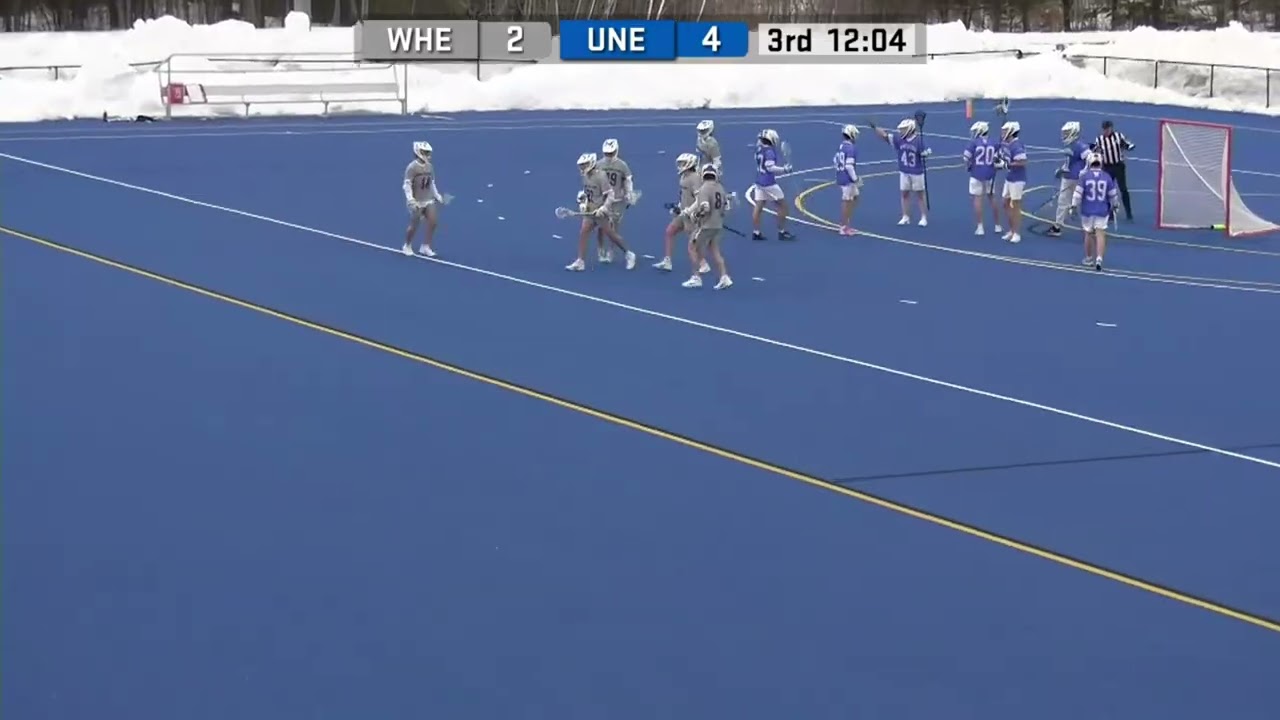 UNE Men's Lacrosse: Game Highlights vs. Wheaton (3/5/26)