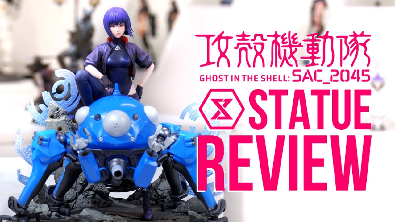 Motoko Kusanagi & Tachikoma (Ghost in the Shell SAC_2045) - STATUE REVIEW
