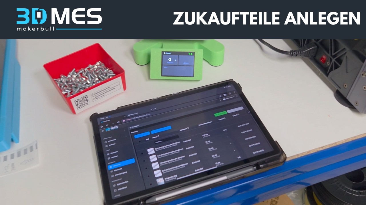 Zukaufteile im 3D-MES anlegen – Schritt für Schritt: Stückzahl automatisch berechnen