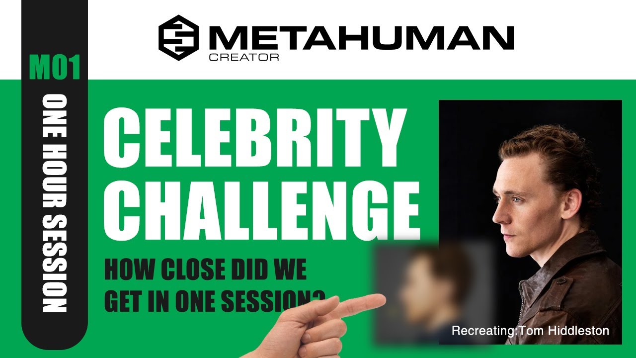 Celebrity METAHUMAN© Challenge || Can you create celebrity lookalikes using METAHUMAN© || Video M01