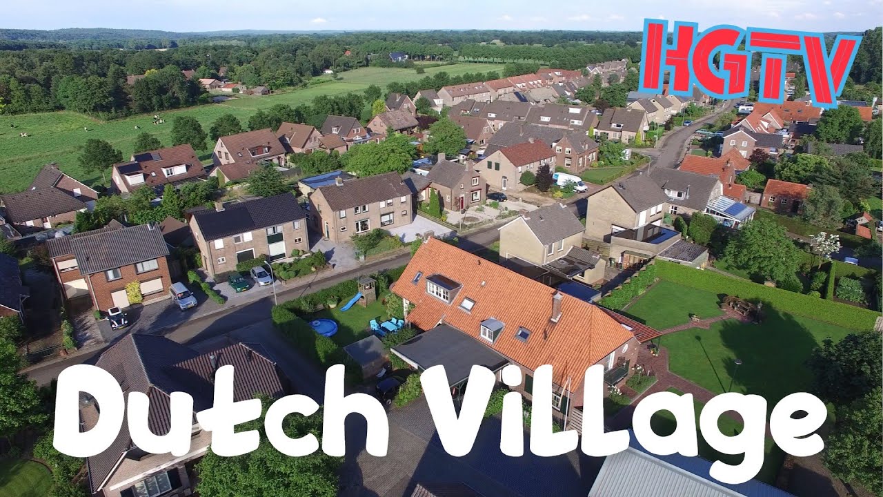 Rondom Middelaar, Aerial view of dutch village