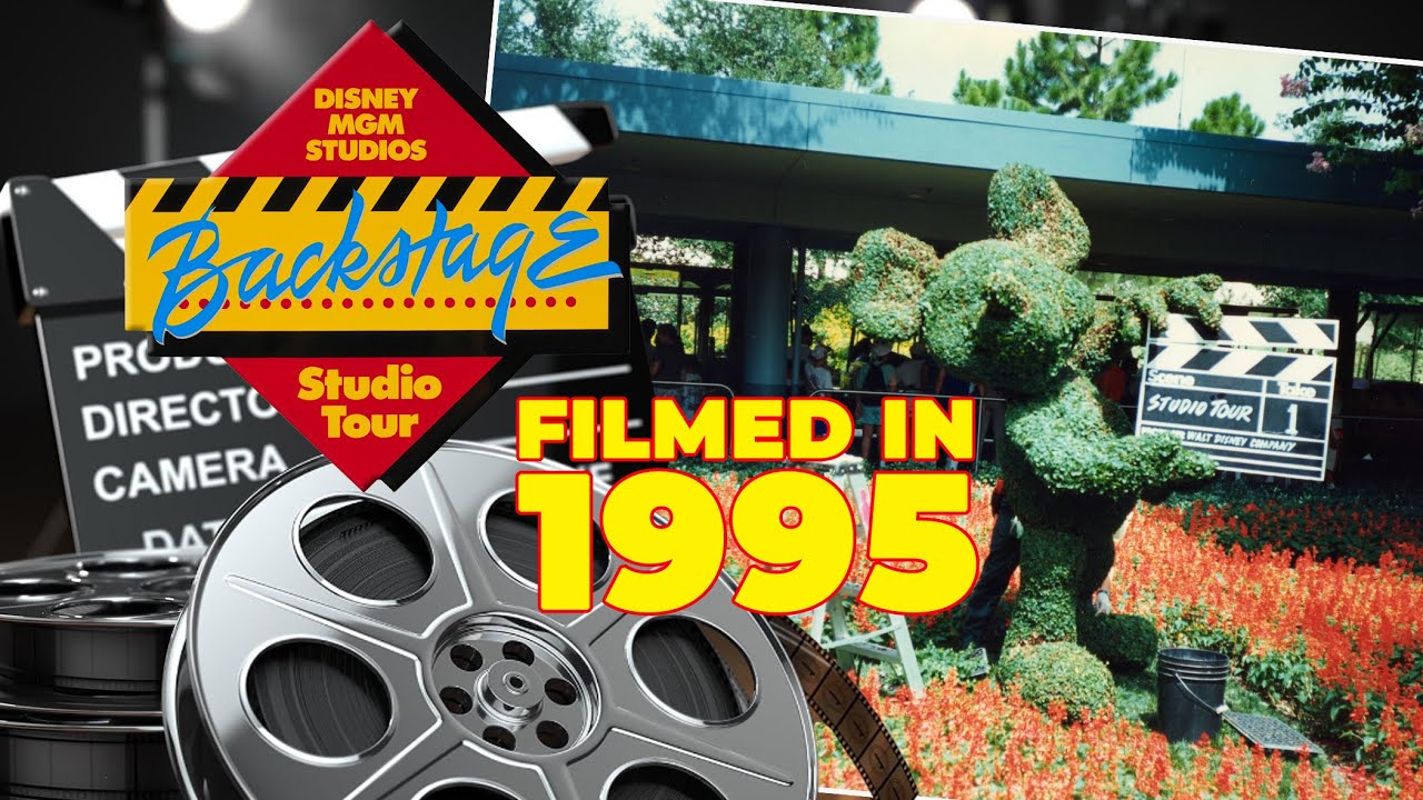 RESTORED: Studio Backlot Tour and Studio Showcase | Disney MGM Studios Attraction (Filmed in 1995)