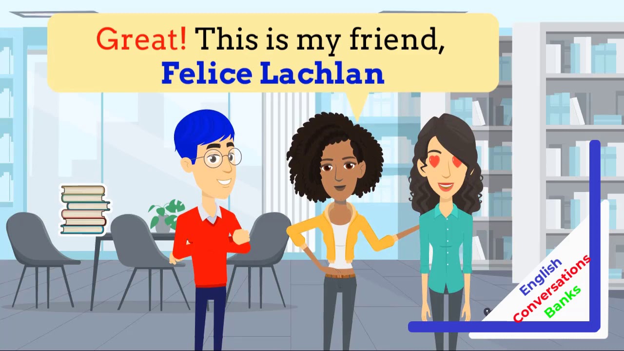 Introducing a Friend | Learn English conversation