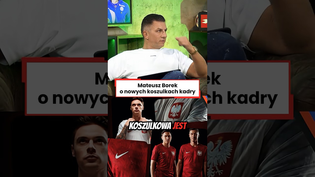 BOREK OCENIA NOWE KOSZULKI REPREZENTACJI POLSKI #shorts