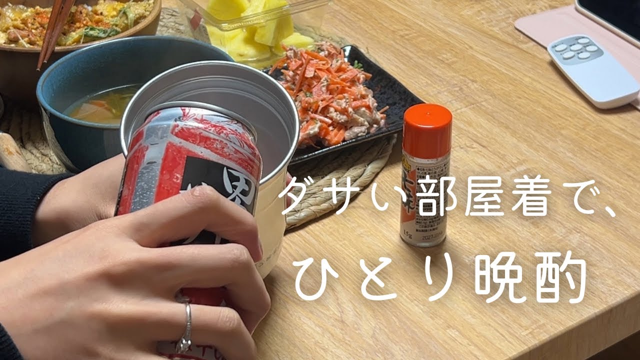 ゆるく晩酌した、ひとりの夜