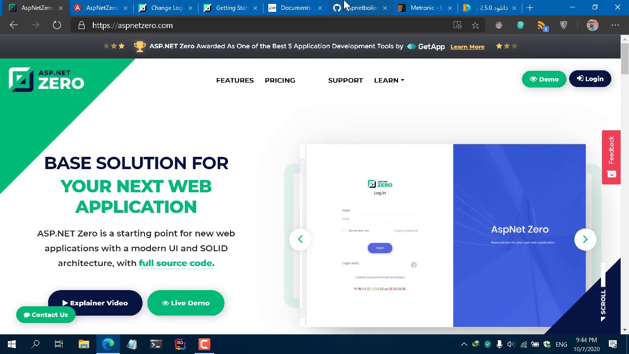 Learn AspNetZero (01) (Start)
