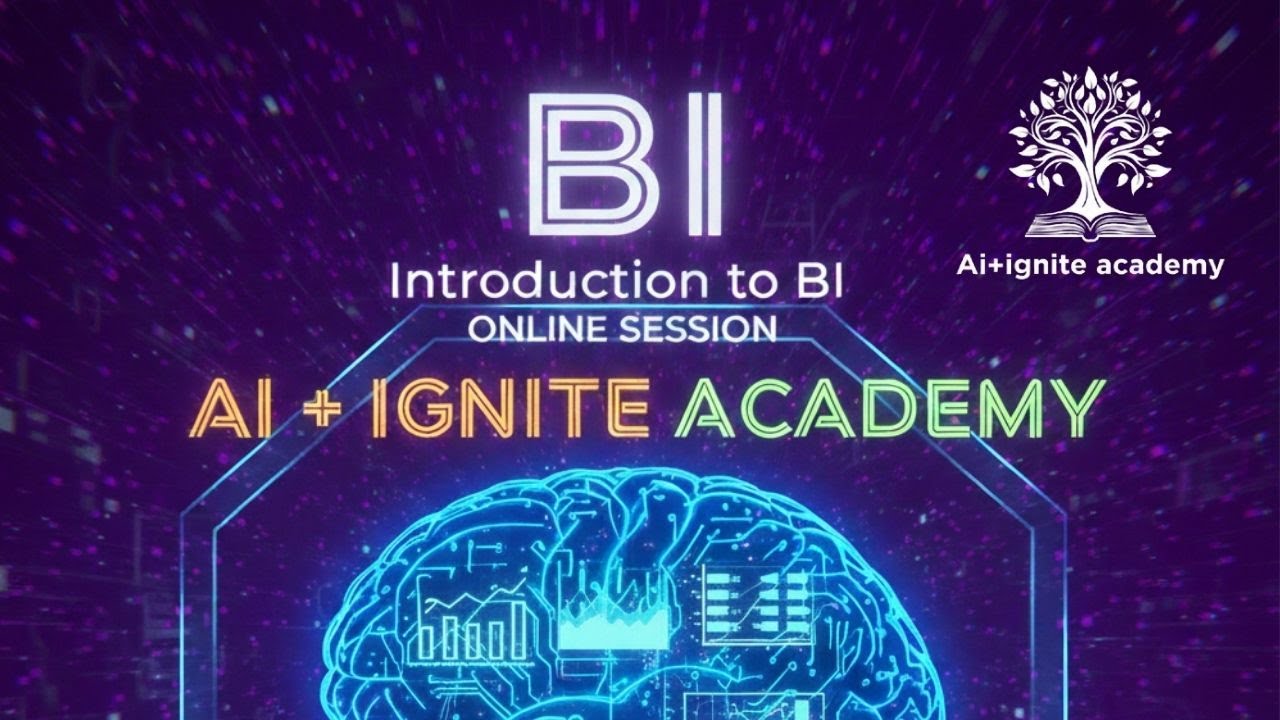 Introduction to BI AI+Ignite Academy #DataAnalytics #powerbi  #Innovation #FutureOfWork