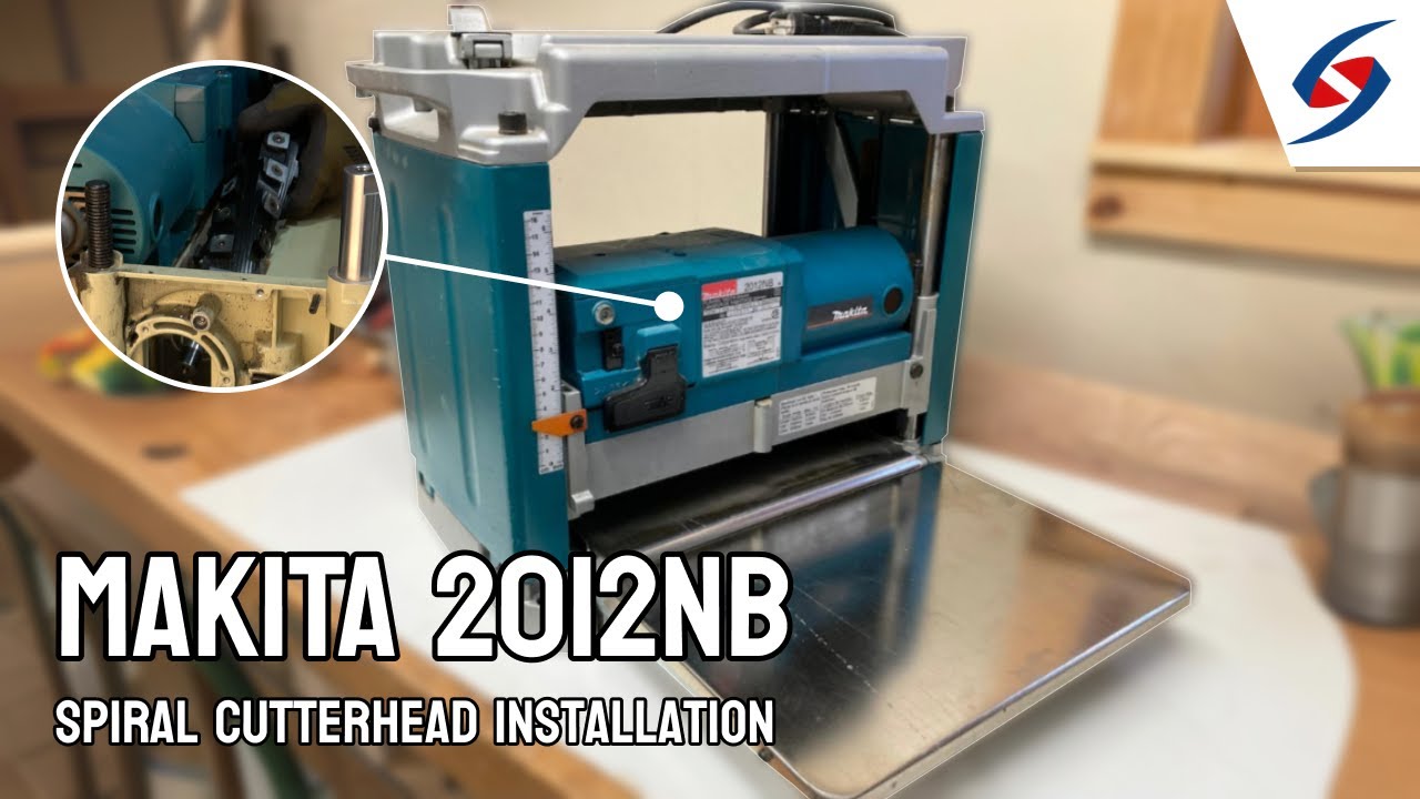 How To Install a Spiral Cutterhead On a Makita 2012NB Planer (Step-By-Step Guide)