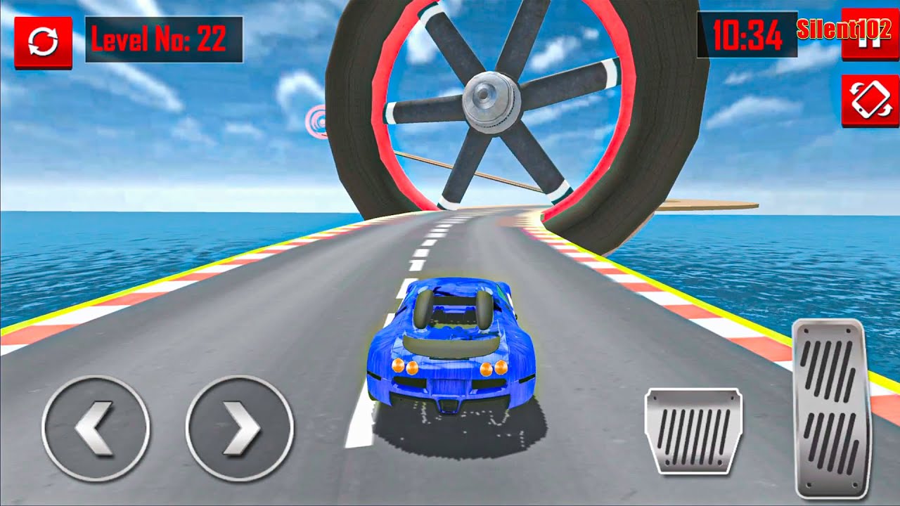 Mega Ramp Car Stunts Racing Impossible Tracks 3D #23 - Android Gameplay