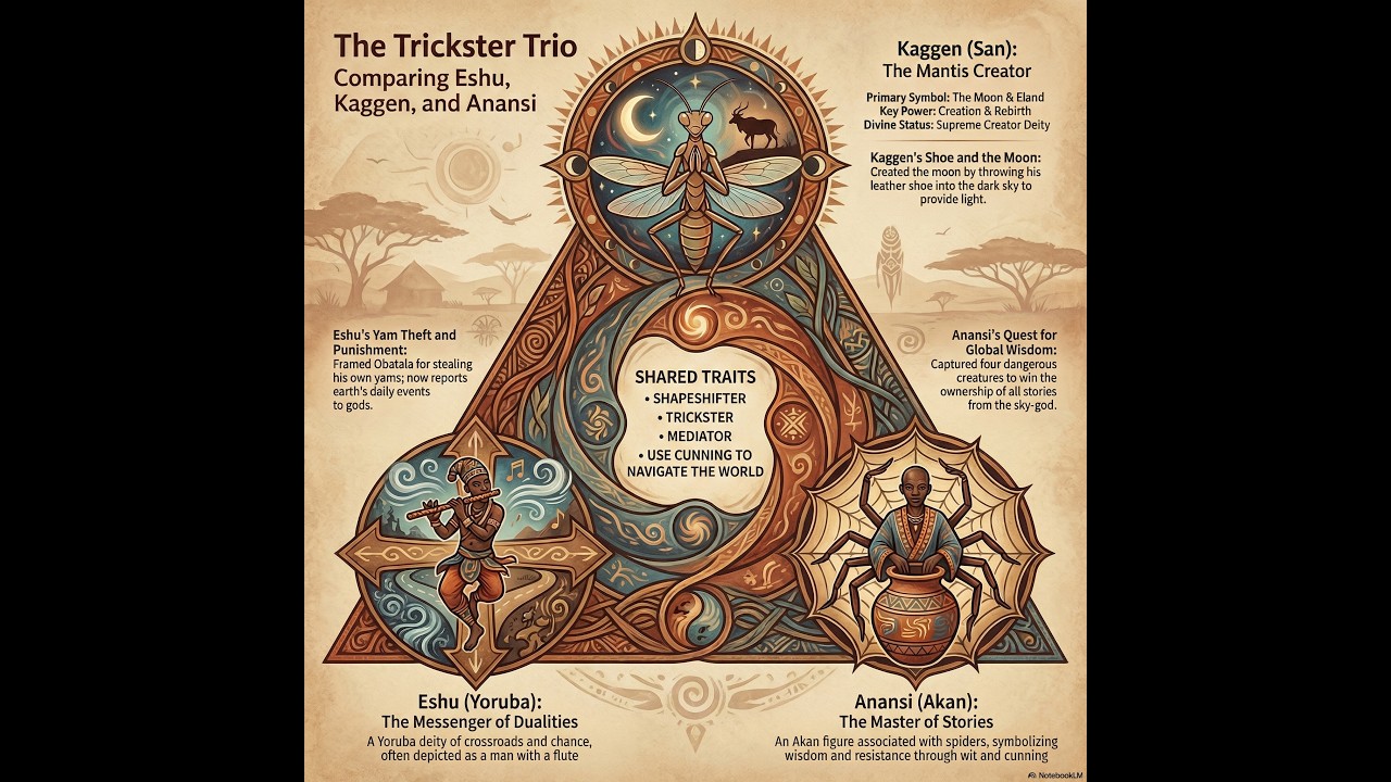 Eshu, Anansi, Kaggen: What Tricksters Reveal About African Wisdom