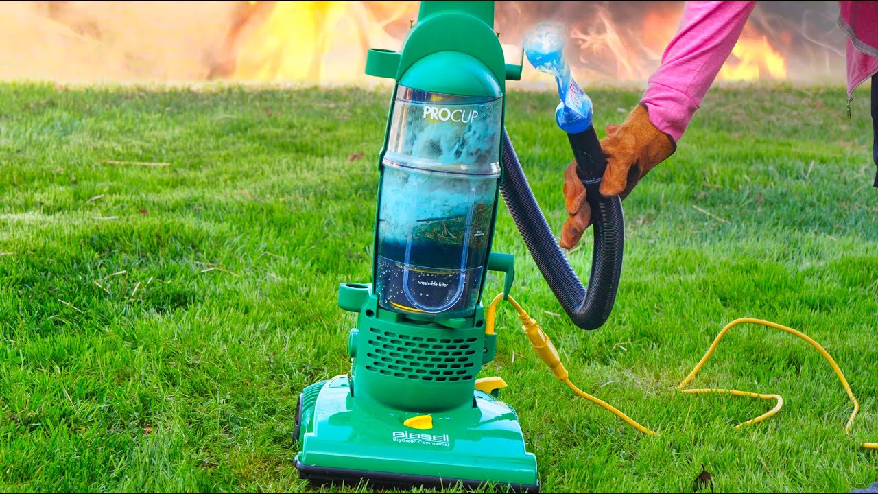 Bissell Commercial ProCup Vacuum Destruction