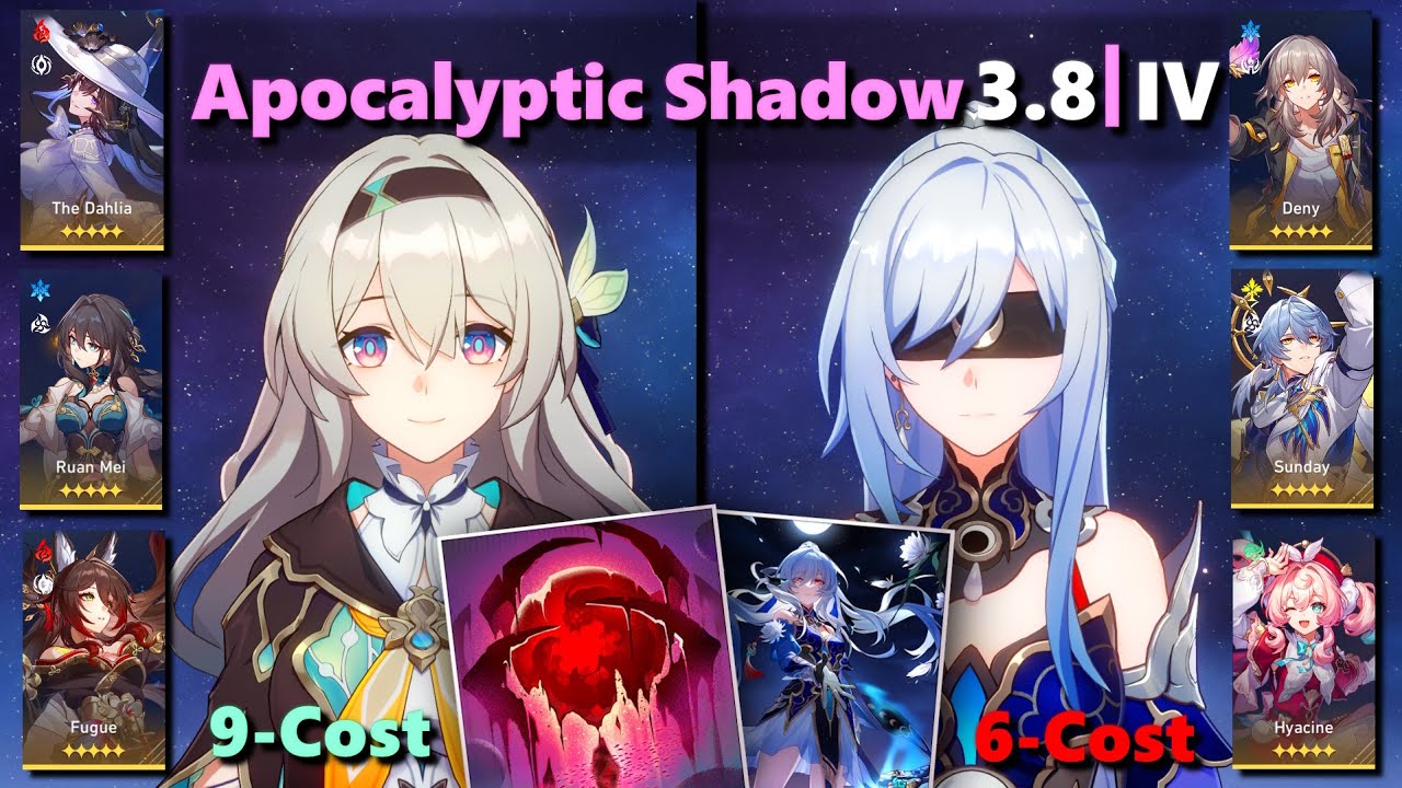 [HSR] Apocalyptic Shadow 3.8 | E0S0 Firefly x E0S1 Dahlia SB + E0S1 Jingliu Hypercarry | F2P Teams
