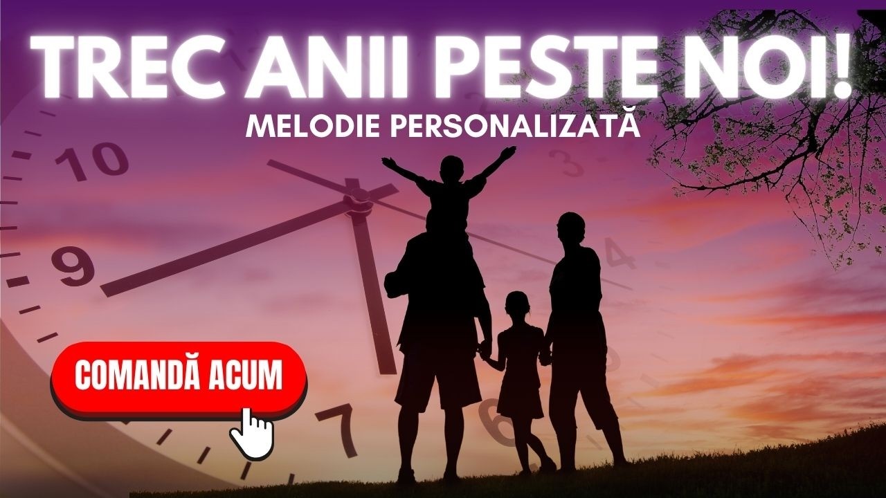Trec anii peste noi! (Melodie Personalizată) - despre trecerea anilor și familie